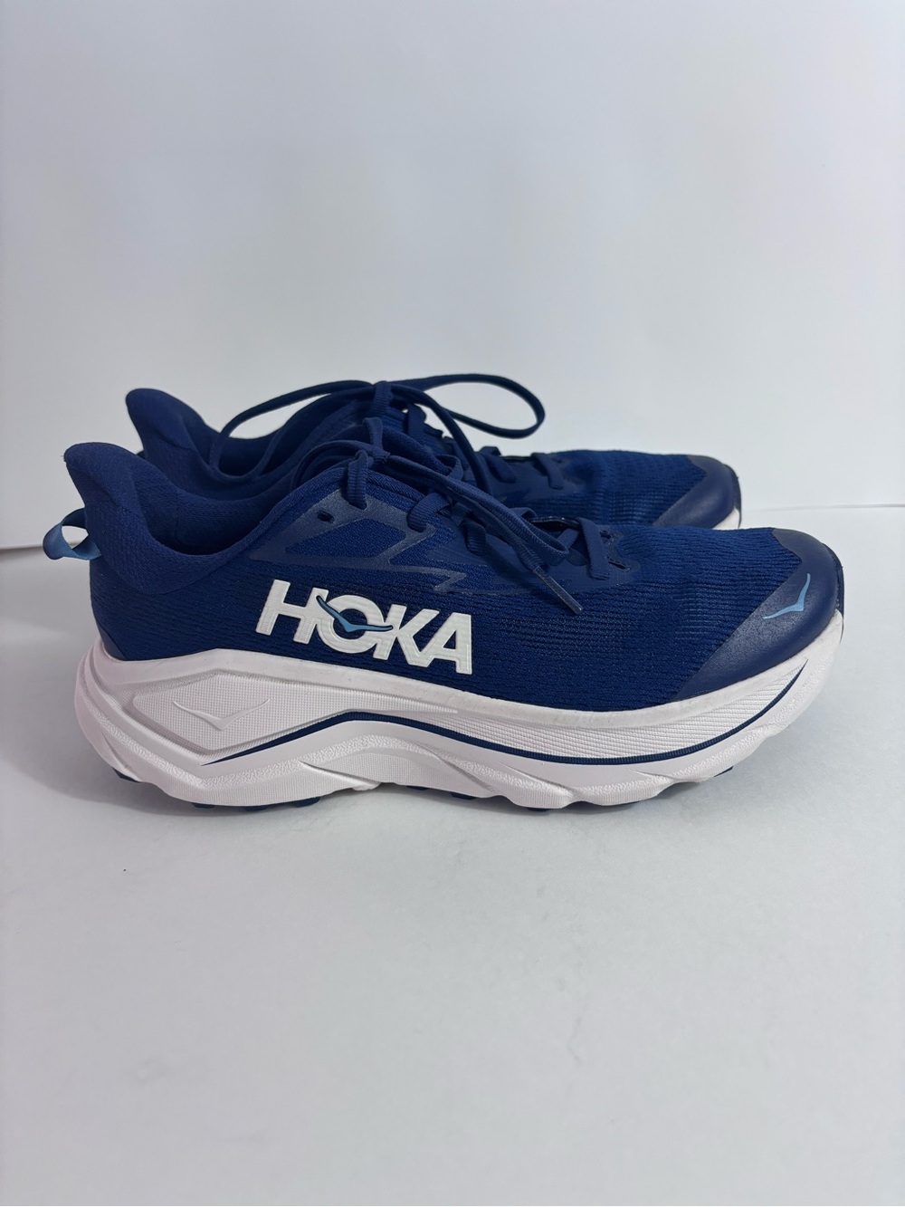 Hoka womens Blue Athletic Running Shoes size 8 (no insole) - Picture 13 of 15